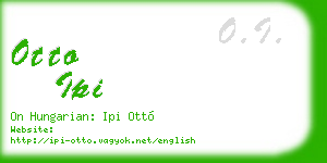 otto ipi business card